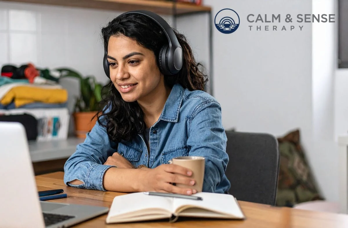 appointment for virtual mental health care Personalized treatment option developed by licensed providers at Calm & Sense Therapy, offering evidence-based counseling for anxiety, depression, and behavioral health concerns.