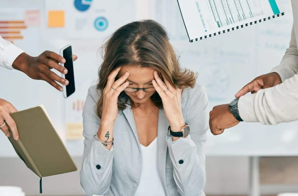 Burnout counseling session focused on chronic work stress, depleted energy, reduced professional confidence, and healthier boundary-setting.
